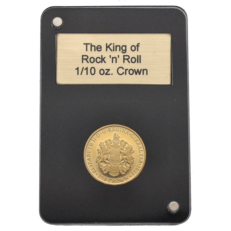 22ct Gold The King Of Rock “n” Roll 1/10 OZ Crown Coin 2021