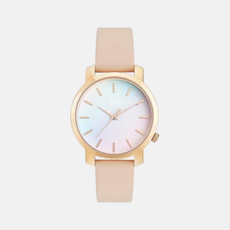 UCB Iconic Women Quartz Pink Dial Analog Leather Watch UWUCL0707