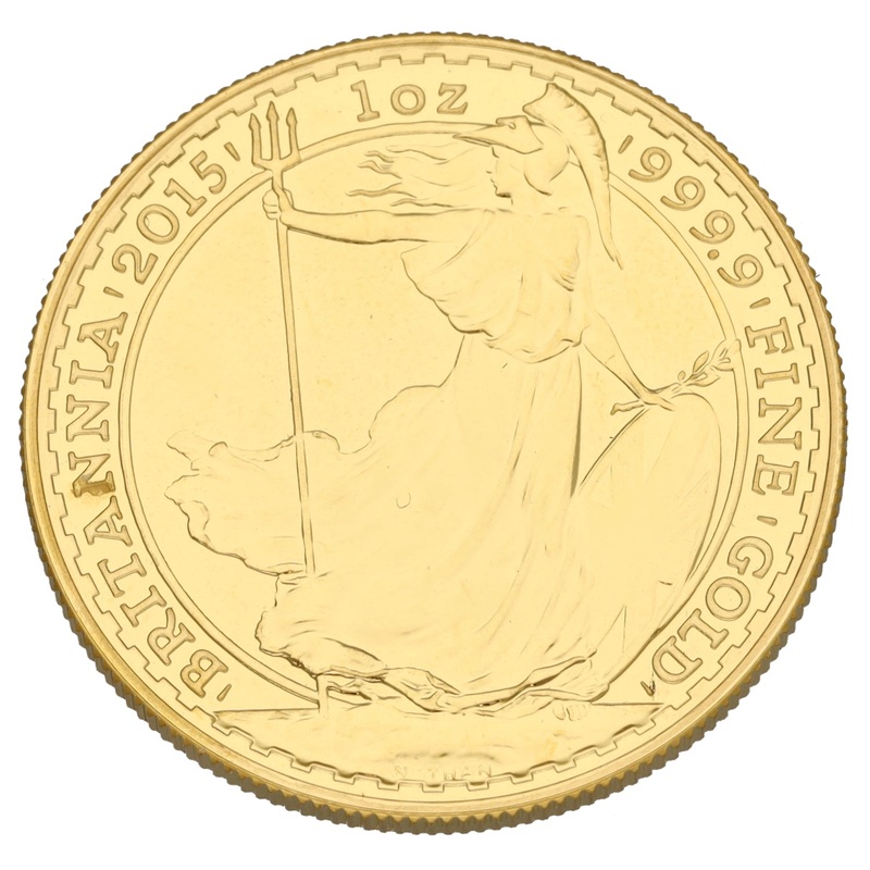 24ct Gold Queen Elizabeth II 1 OZ Britannia Coin 2015