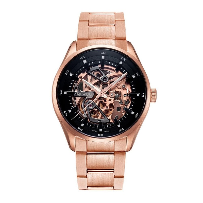 WULF EXO-X WF02.03M SWISS MECHANICAL BRACELET MEN’S WATCH