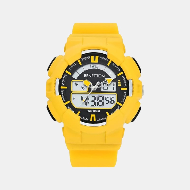 UCB Sport Unisex Quartz White Dial Analog-Digital Silicone Watch UWUCG0602