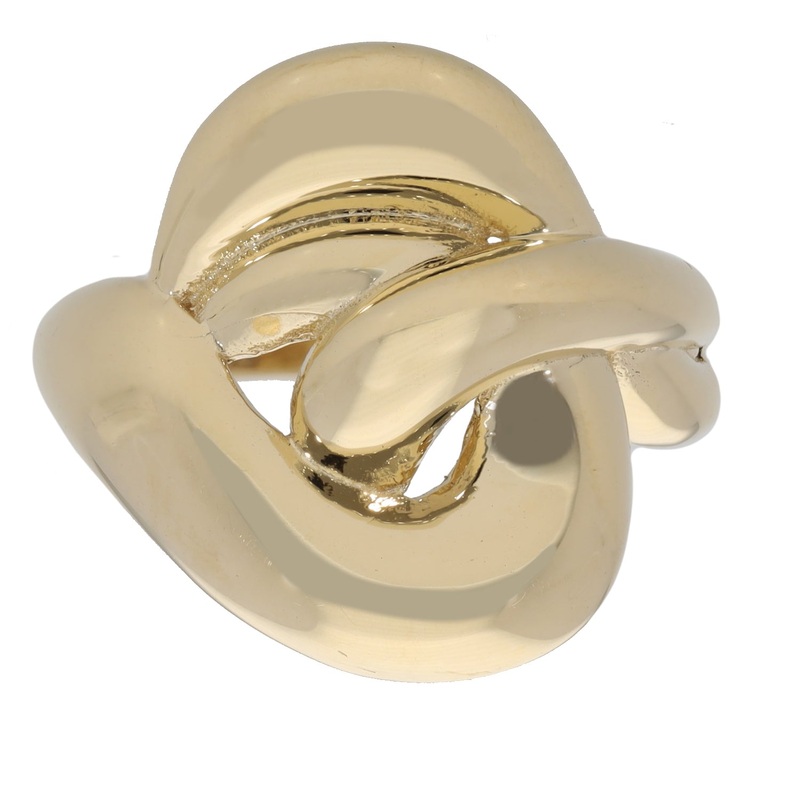 New 18ct Gold Swirl Ring