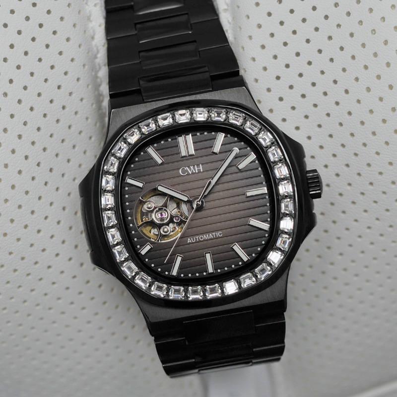 The Eclipse – CWH Special Custom Collective Black Stainless Steel Strap Men Watch PP-MOD-M9