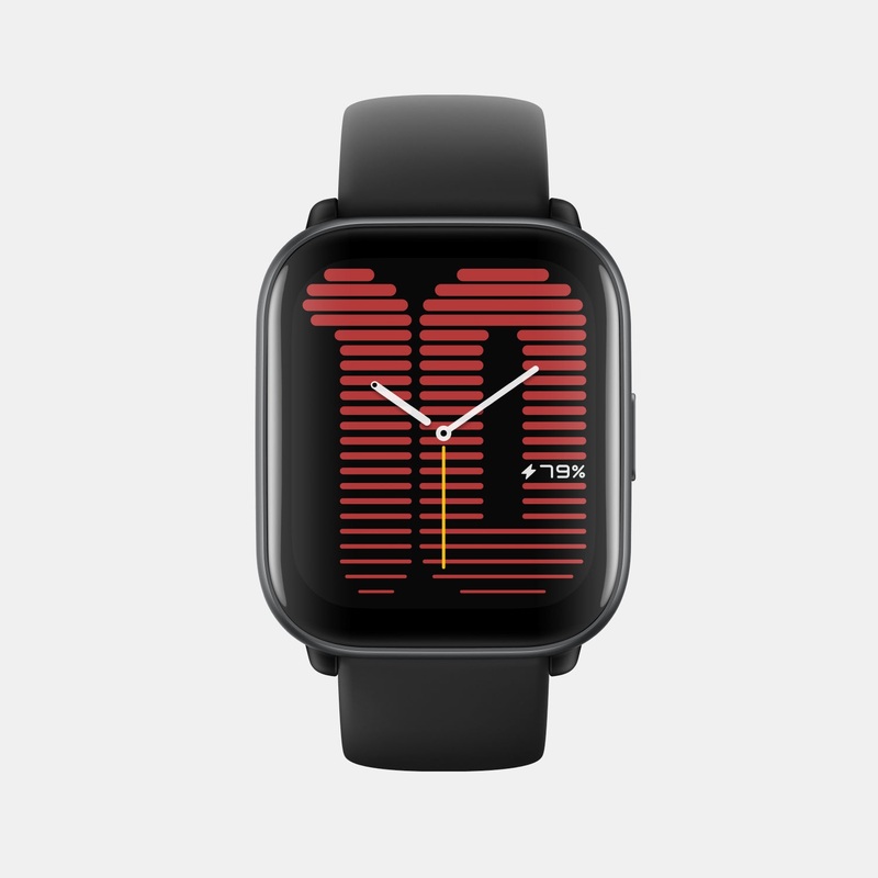 Amazfit Unisex Processor Midnight Black Dial Amoled Silicone Watch AMAZFIT ACTIVE MIDNIGHT BLACK