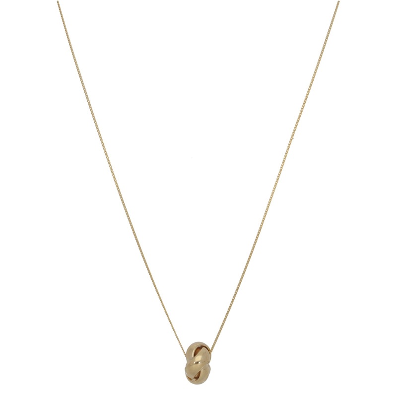 New 9ct Knot Pendant With Chain