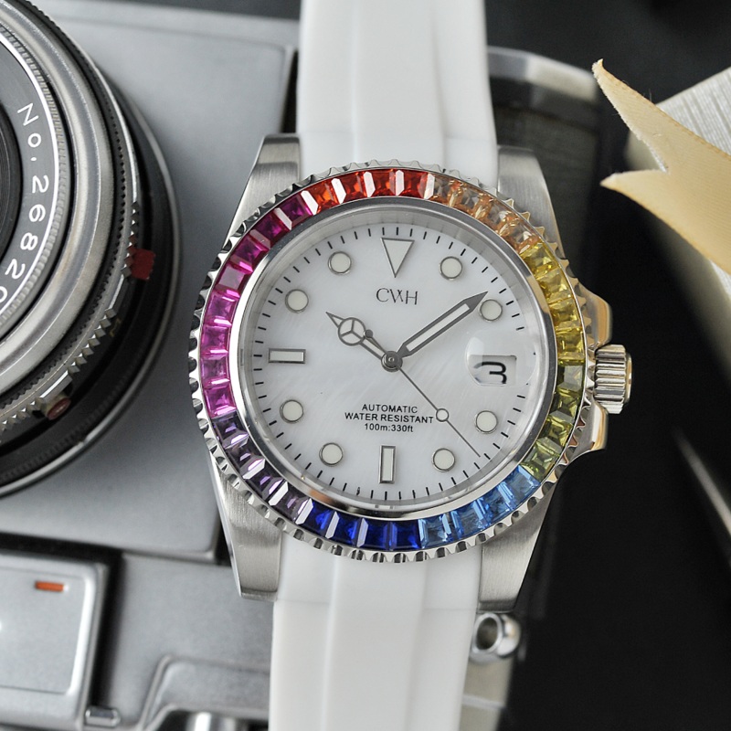 Pale Mirage – CWH Special Custom Collective White Rubber Strap Women Watch CH-MOD-M32