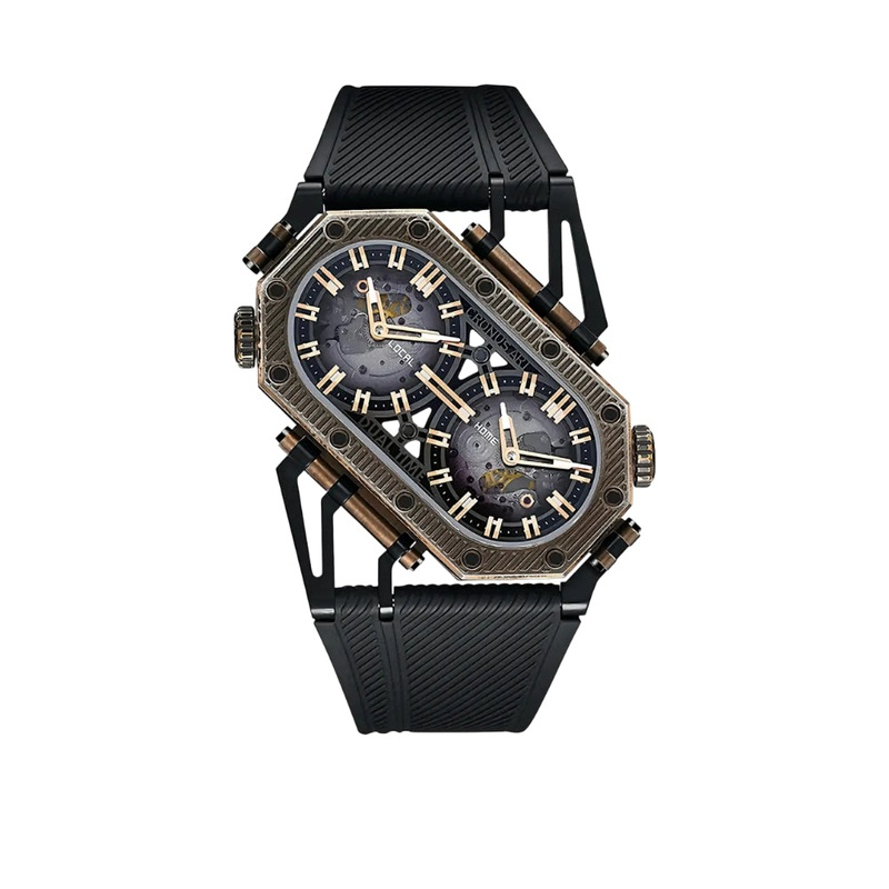 Cronus Art High Quality Fluorine Black Strap Watch CM025-007