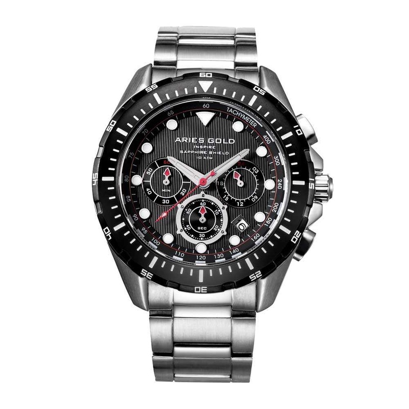 Aries Gold Atlantic G 7002 SBK-BK Men’s Watch