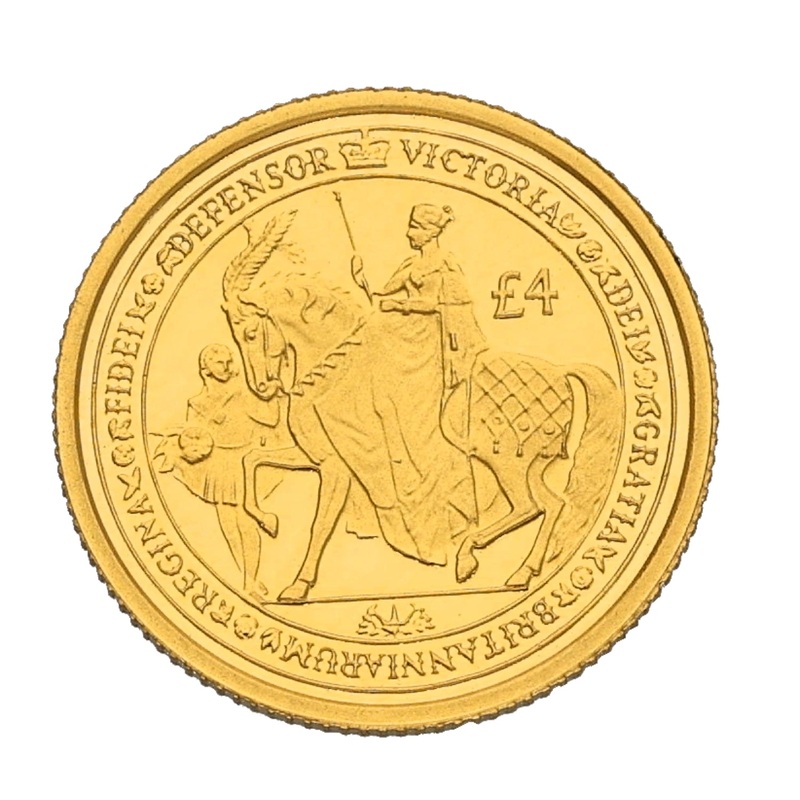 22ct Gold South Georgia & South Sandwich Islands 4 Coin 2019