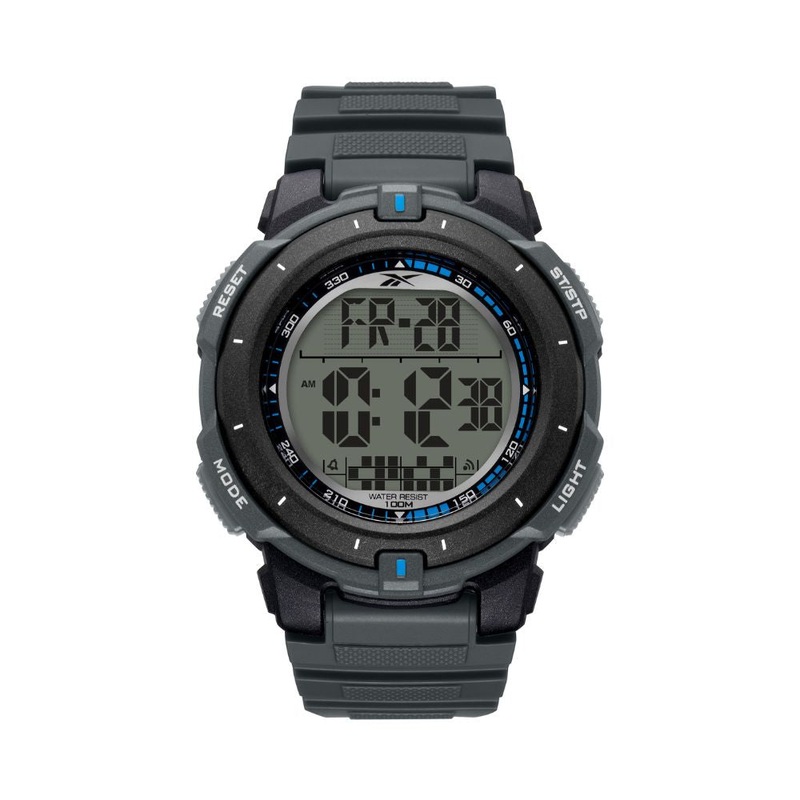 Reebok Digital Black Silicone Strap Men Watch RV-WHE-G9-PBPA-WK