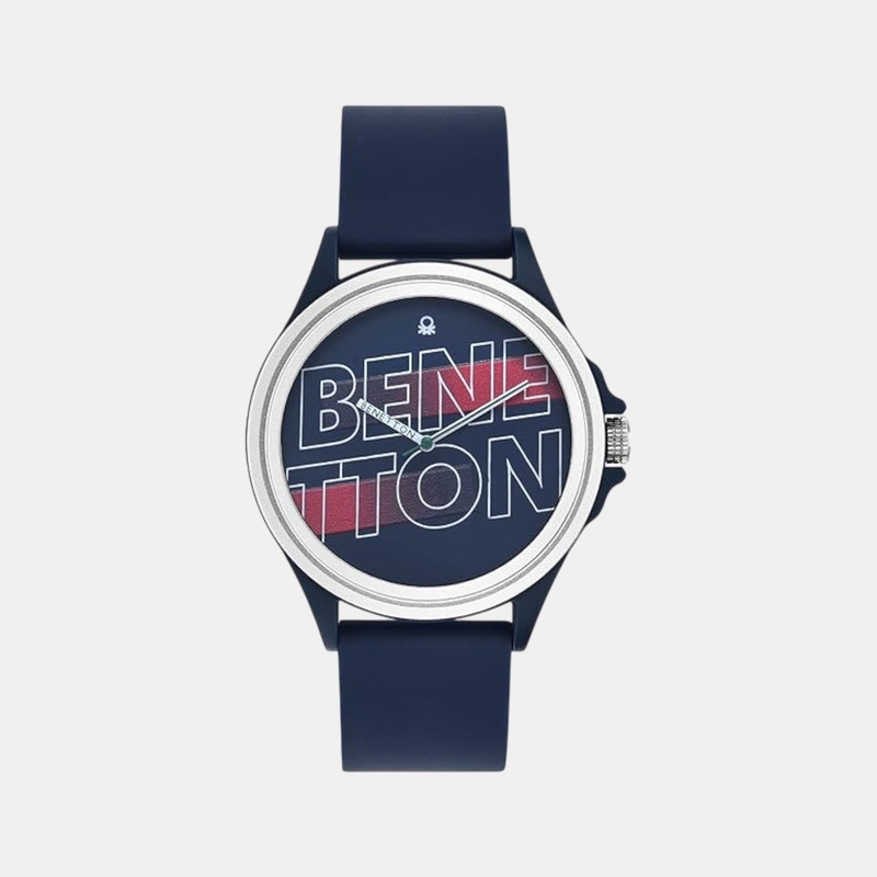 UCB Iconic Men Quartz Blue Dial Analog Silicone Watch UWUCG0301