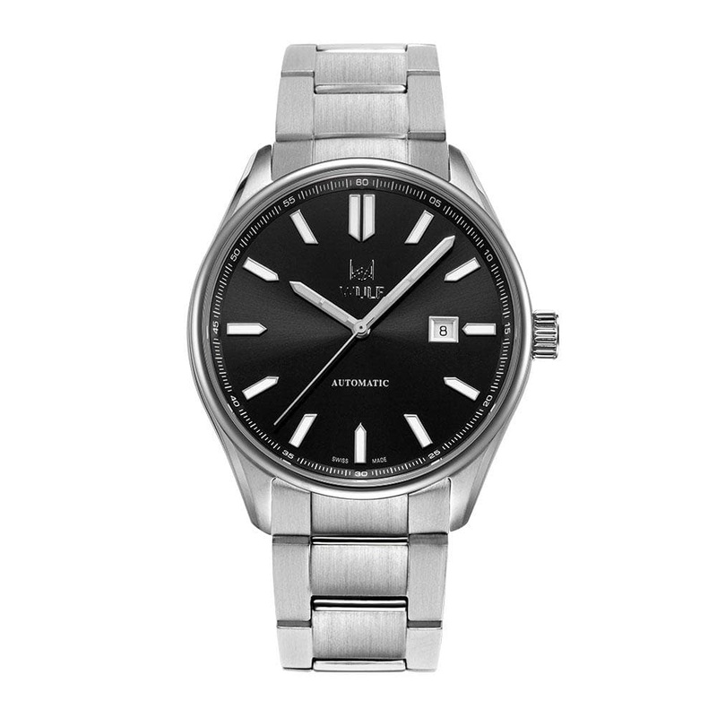 WULF ALPHA-X WF04.02M SWISS MECHANICAL BRACELET MEN’S WATCH