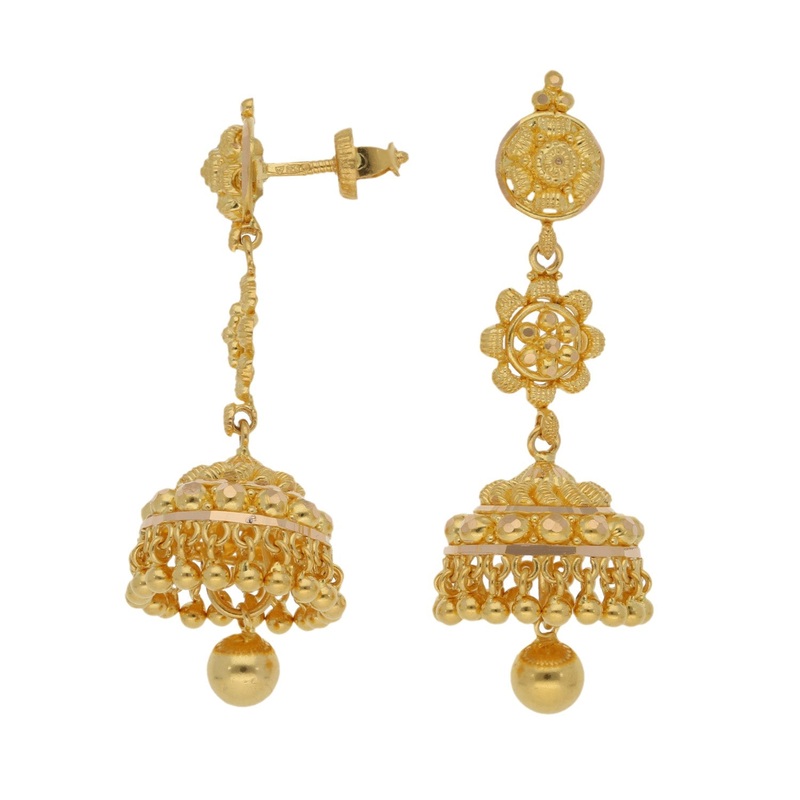 New 22ct Gold Drop/Dangle Earrings