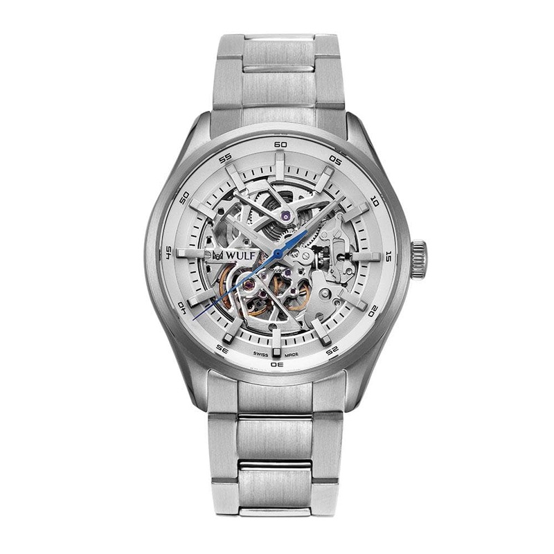 WULF EXO-X WF02.01M SWISS MECHANICAL BRACELET MEN’S WATCH