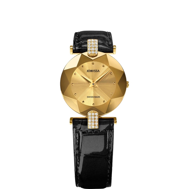 Facet Strass Swiss Ladies Watch J5.009.M