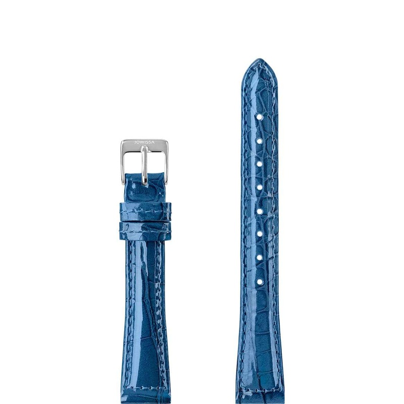 Leather Watch Strap Glossy E3.1450.M