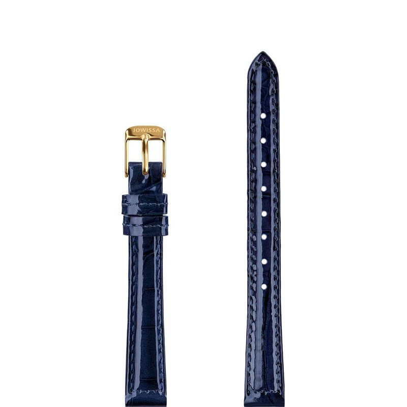 Leather Watch Strap Glossy E3.1451.S