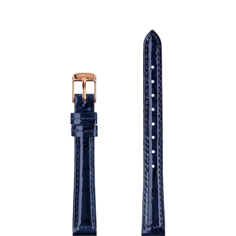 Leather Watch Strap Glossy E3.1452.S