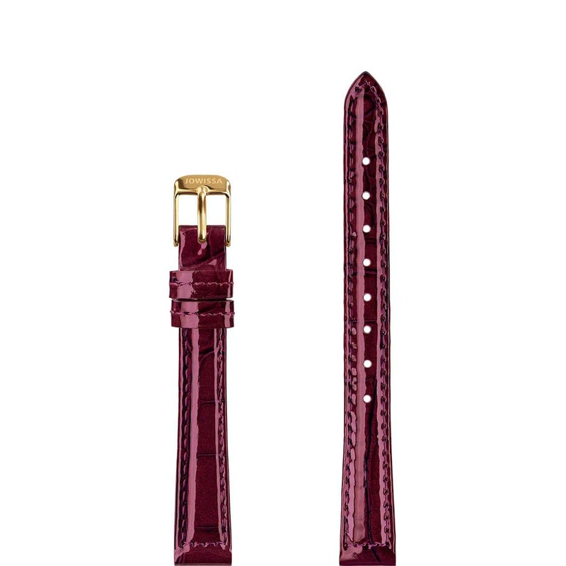 Leather Watch Strap Glossy E3.1457.S