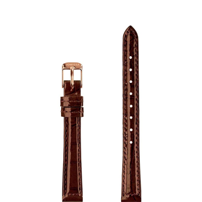 Leather Watch Strap Glossy E3.1461.S