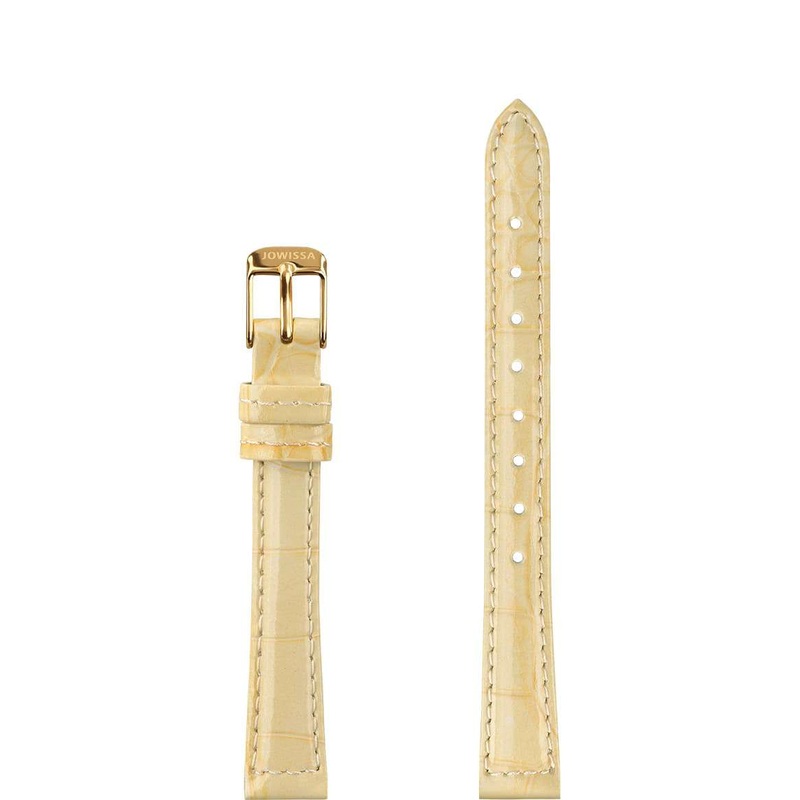 Leather Watch Strap Glossy E3.1465.S