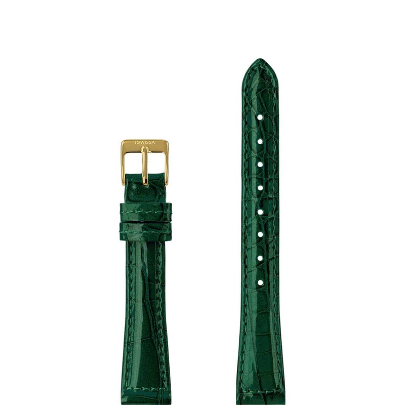 Leather Watch Strap Glossy E3.1466.M