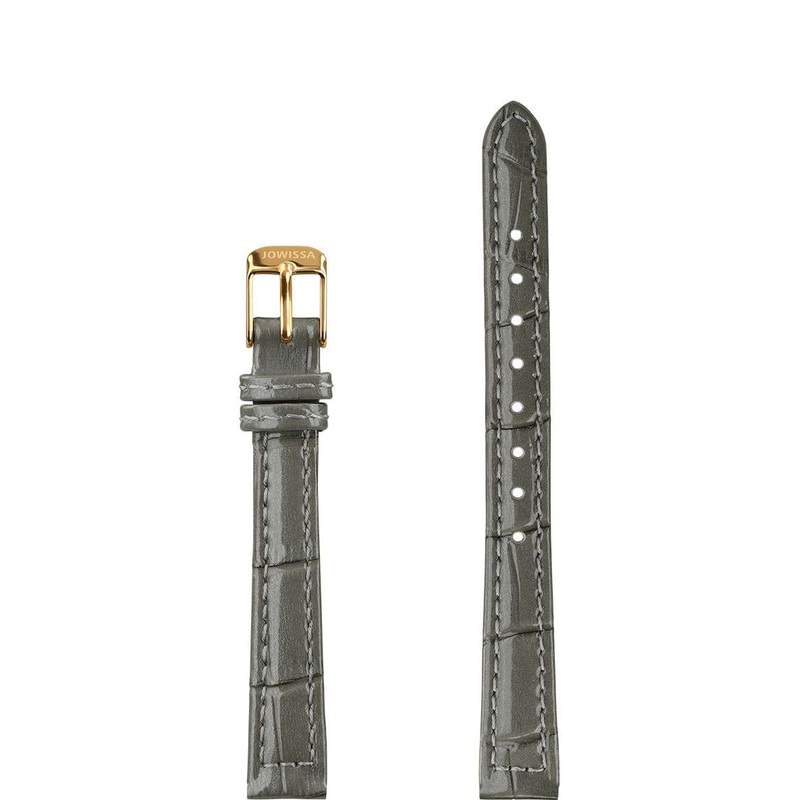 Leather Watch Strap Glossy E3.1468.S