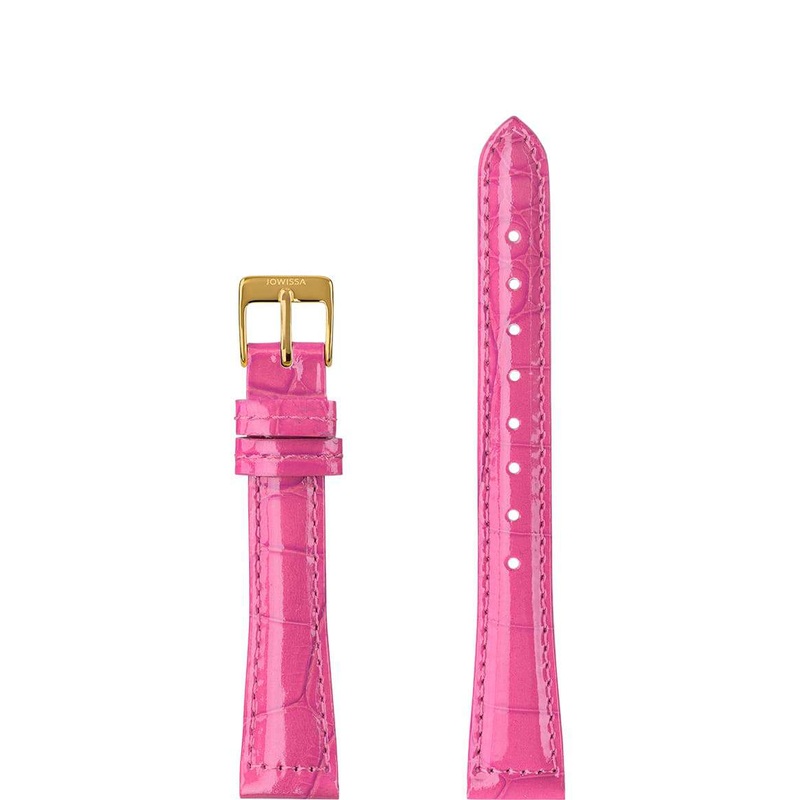 Leather Watch Strap Glossy E3.1470.M