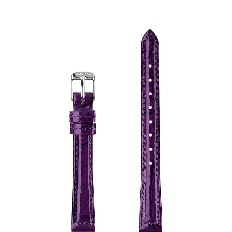 Leather Watch Strap Glossy E3.1474.S