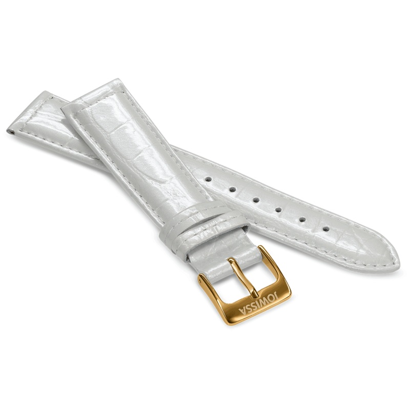 Leather Watch Strap Glossy E3.1480.L