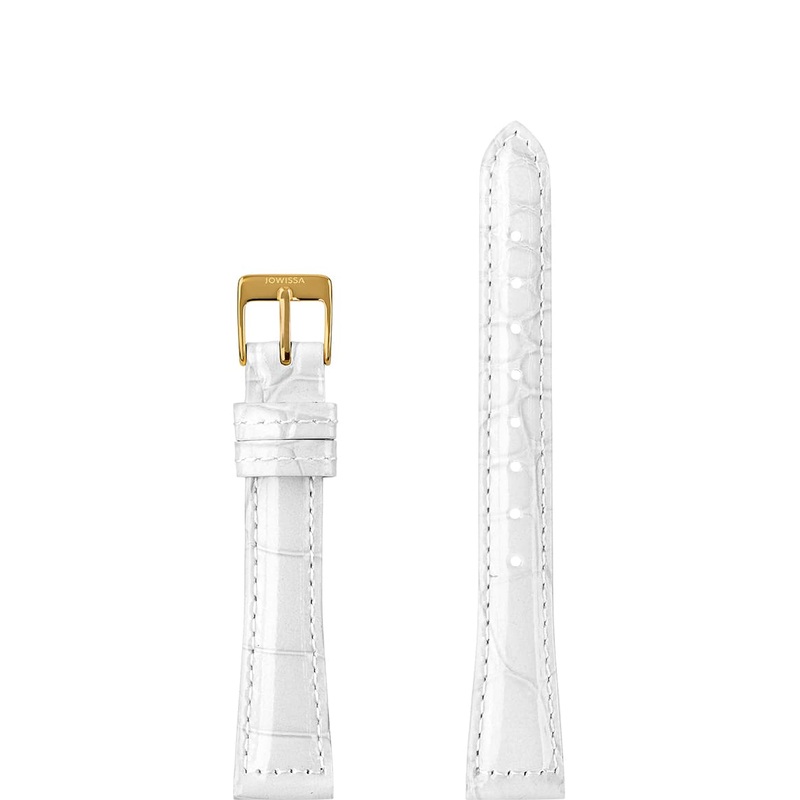 Leather Watch Strap Glossy E3.1480.M