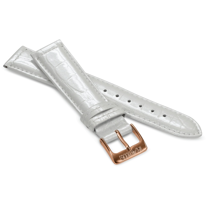 Leather Watch Strap Glossy E3.1481.L