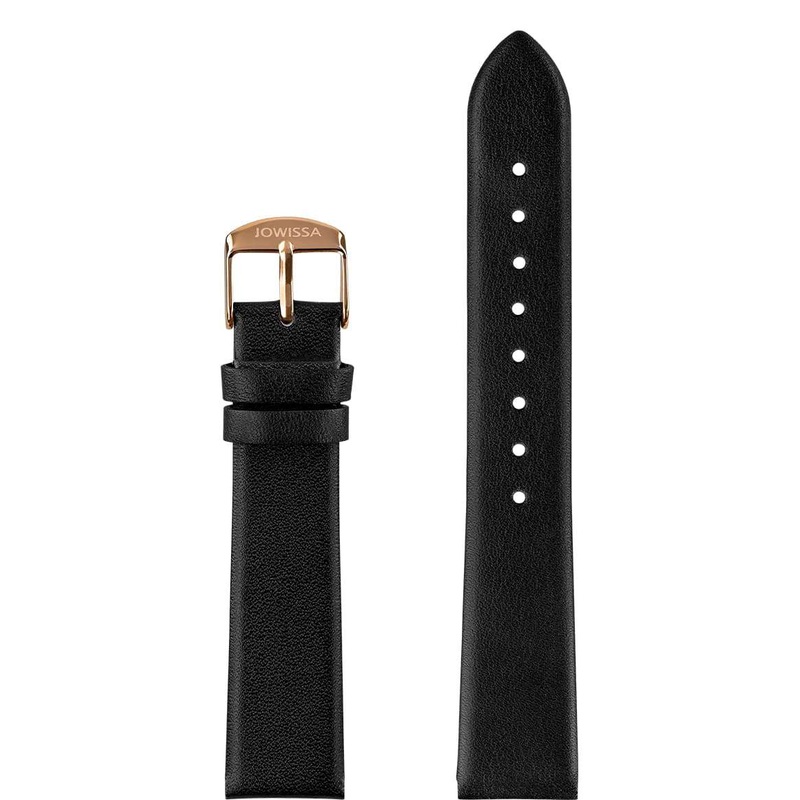 Plain Mat Leather Watch Strap E3.1442.L