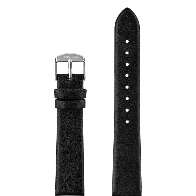 Plain Mat Leather Watch Strap E3.1446.L