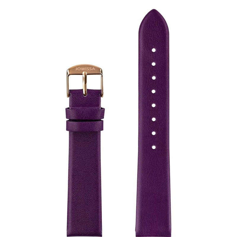 Plain Mat Leather Watch Strap E3.1471.L