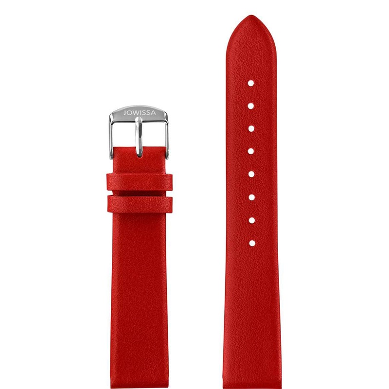 Plain Mat Leather Watch Strap E3.1476.L