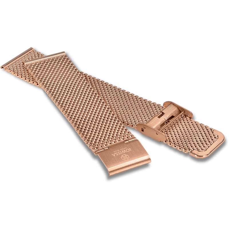 Watch Band Stainless Steel 22mm Rosegold E4.195.XL