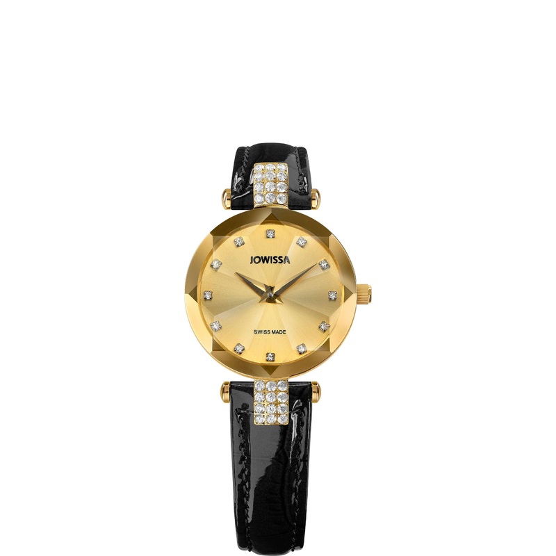 Facet Strass Swiss Ladies Watch J5.615.S