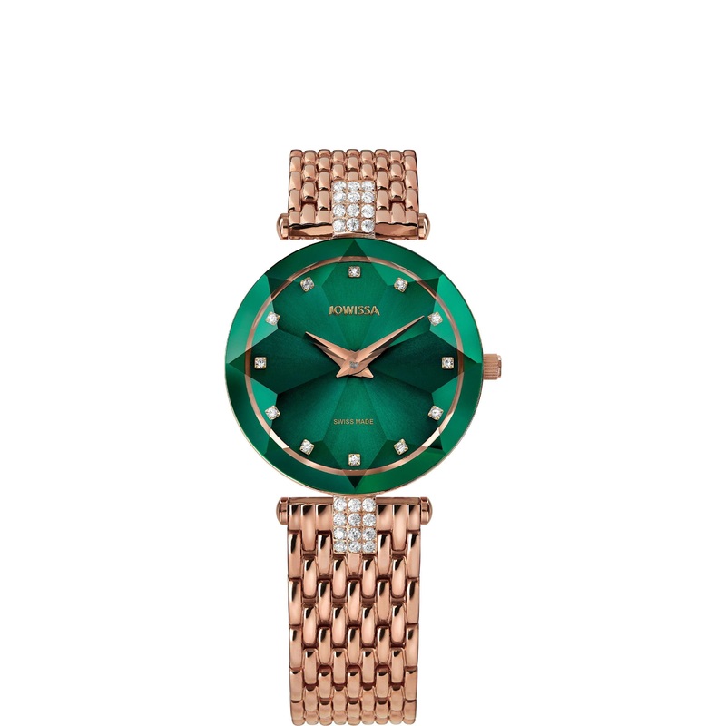 Facet Strass Swiss Ladies Watch J5.776.M