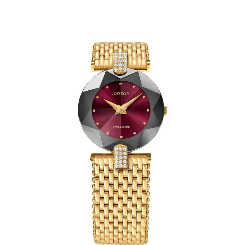 Facet Strass Swiss Ladies Watch J5.014.M