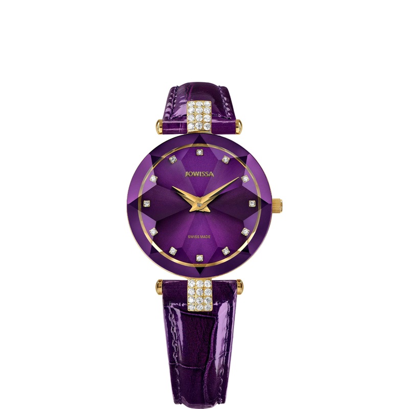 Facet Strass Swiss Ladies Watch J5.616.M
