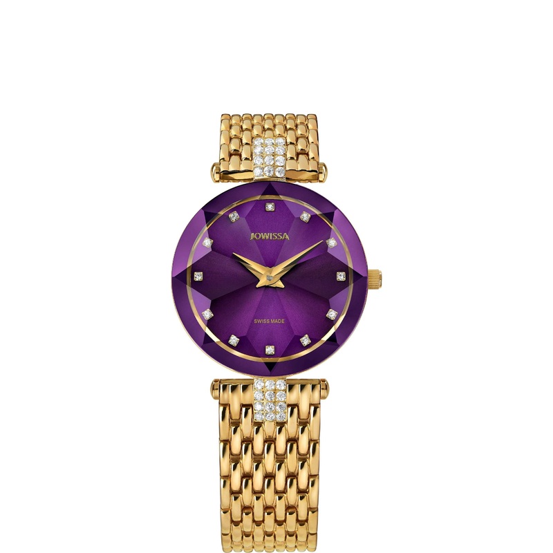 Facet Strass Swiss Ladies Watch J5.631.M