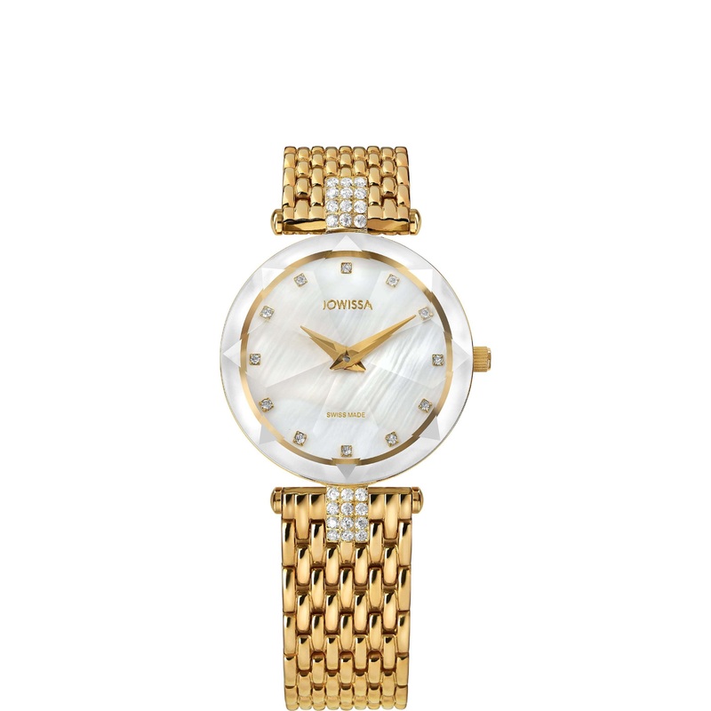 Facet Strass Swiss Ladies Watch J5.633.M