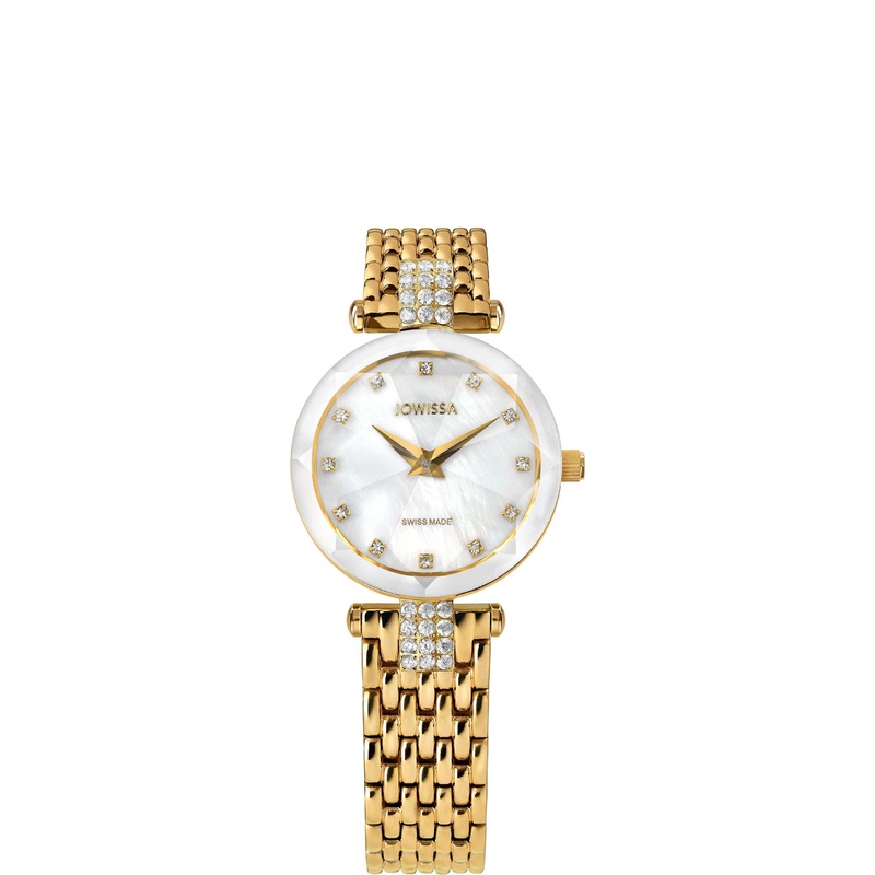 Facet Strass Swiss Ladies Watch J5.633.S
