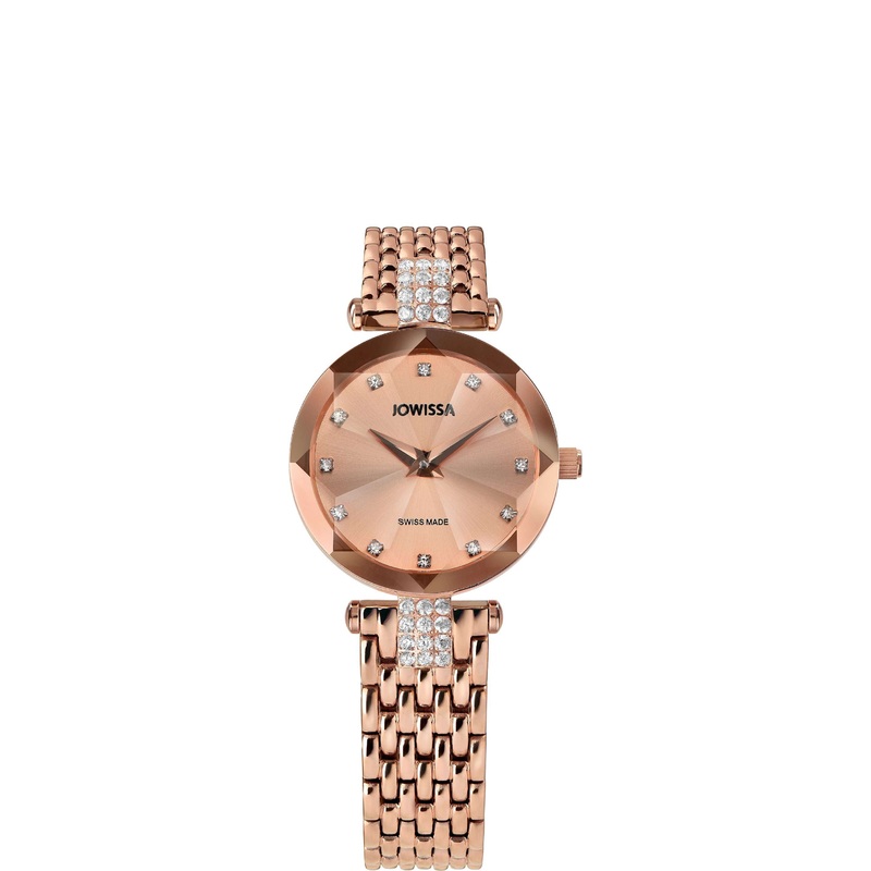Facet Strass Swiss Ladies Watch J5.634.S