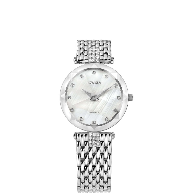 Facet Strass Swiss Ladies Watch J5.636.M