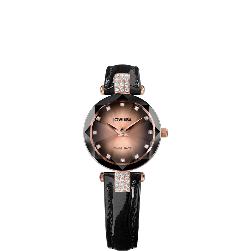 Facet Strass Swiss Ladies Watch J5.651.S