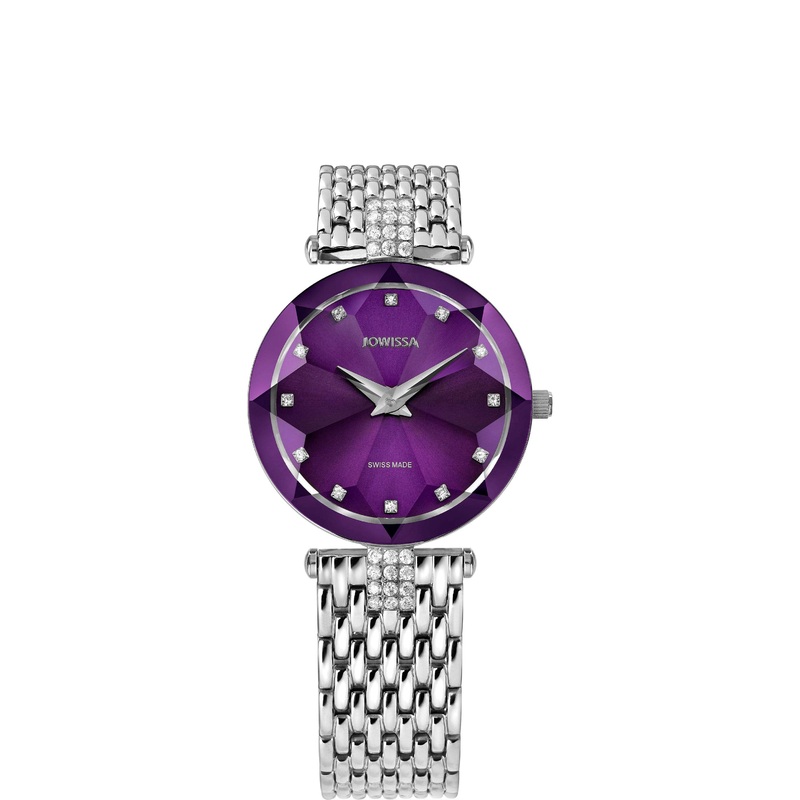 Facet Strass Swiss Ladies Watch J5.702.M