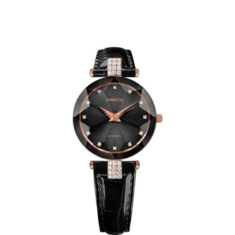 Facet Strass Swiss Ladies Watch J5.623.M