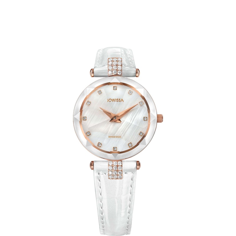 Facet Strass Swiss Ladies Watch J5.628.M